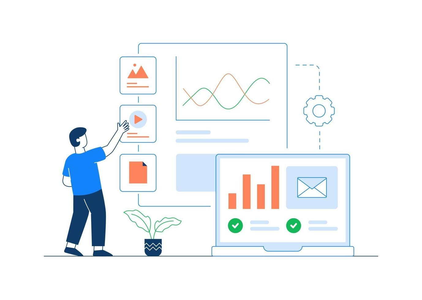 System integration illustration