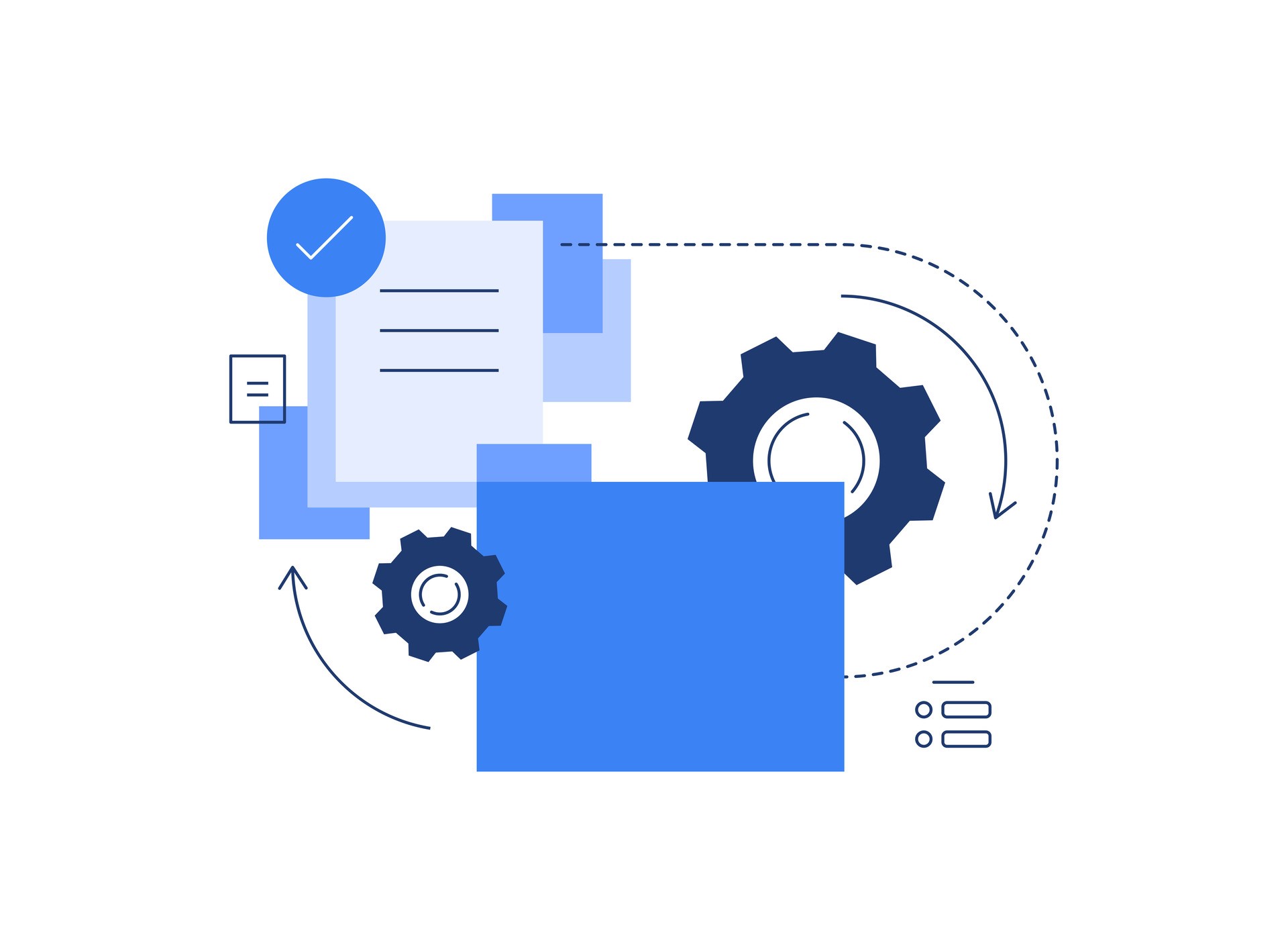 Workflow optimization illustration