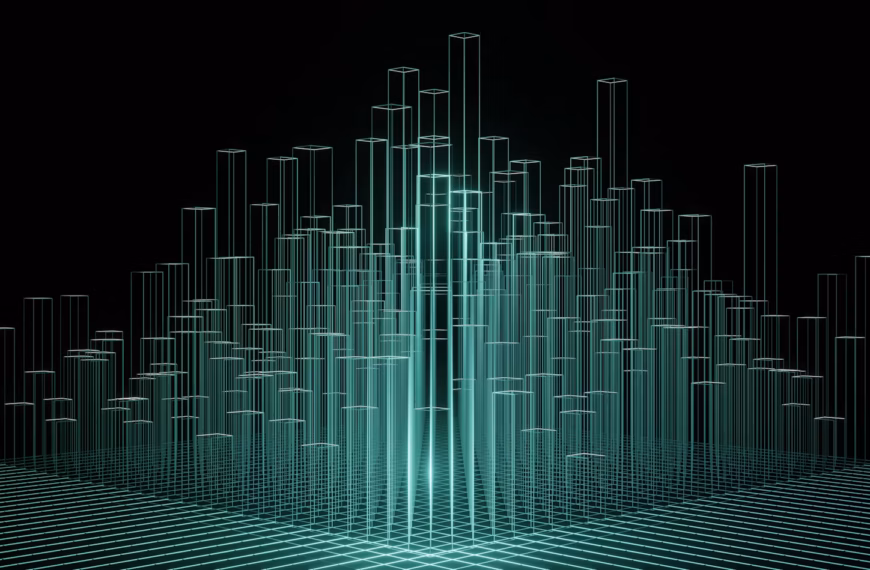 abstract overlapping bars